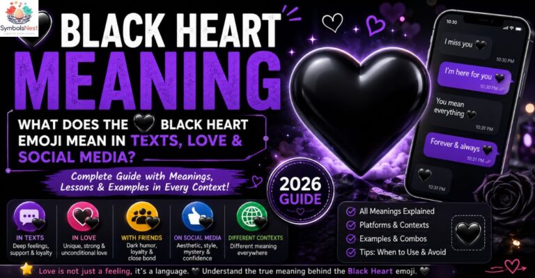 🖤 Black Heart Meaning