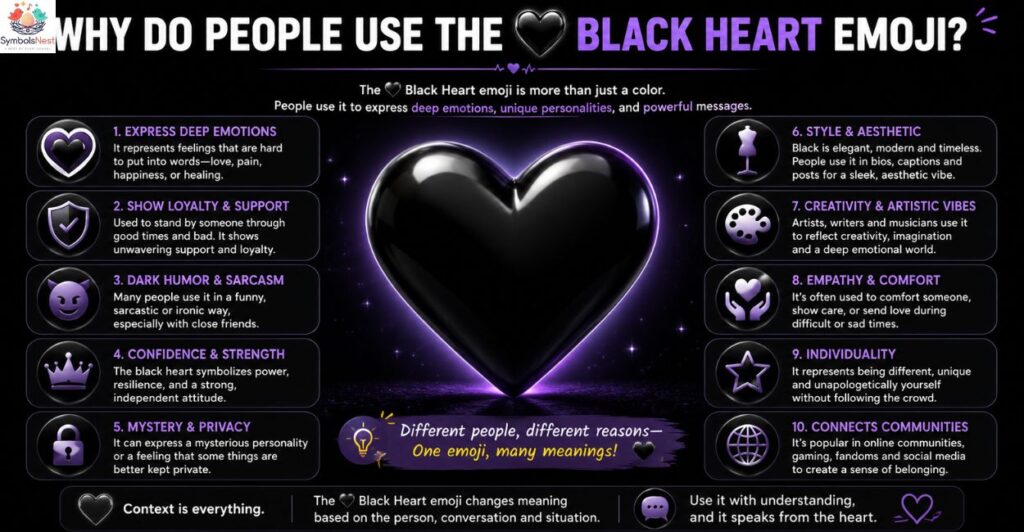 Why Do People Use the π€ Black Heart Emoji?