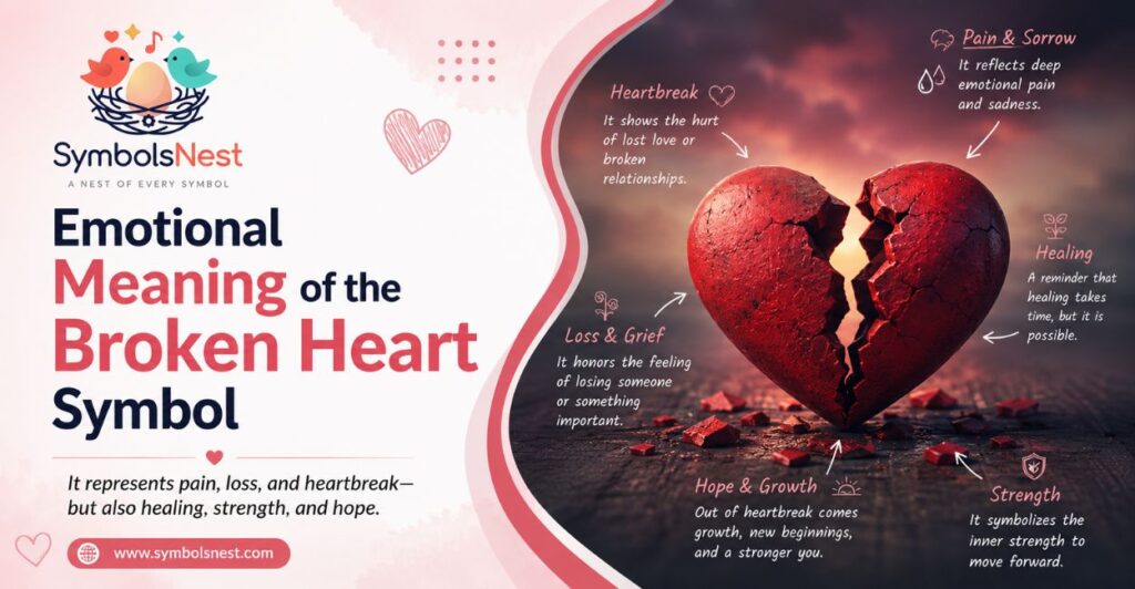 Emotional Meaning of the Broken Heart Symbol