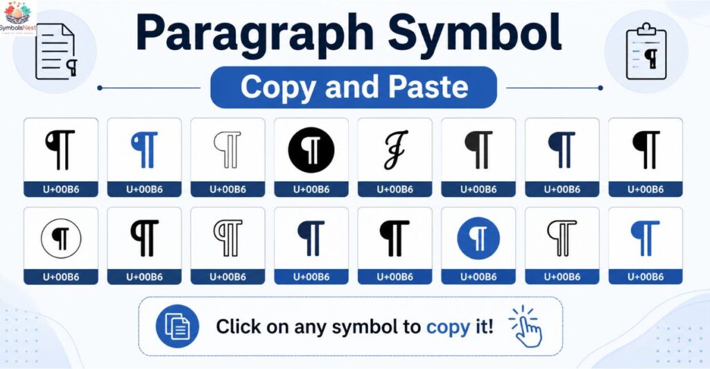 What Is the Paragraph Symbol (¶)?