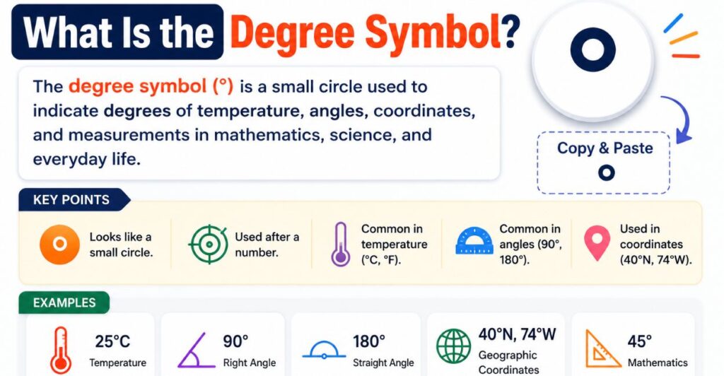 What Is the Degree Symbol