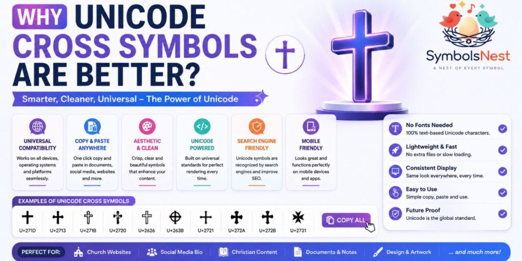 Why Unicode Cross Symbols Are Better?