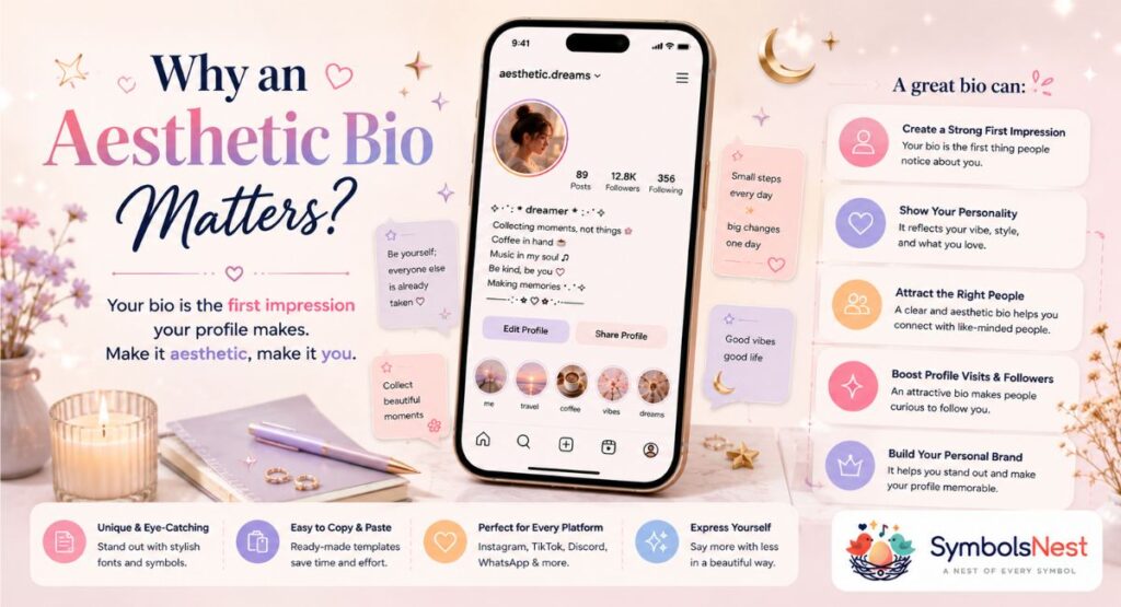 Instagram Aesthetic Bio Templates