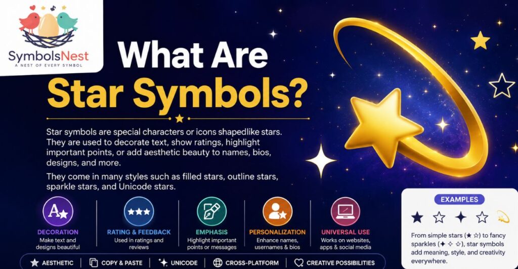 What Are Star Symbols