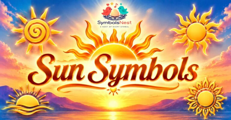 Sun Symbols ☀️ & Aesthetic Sun