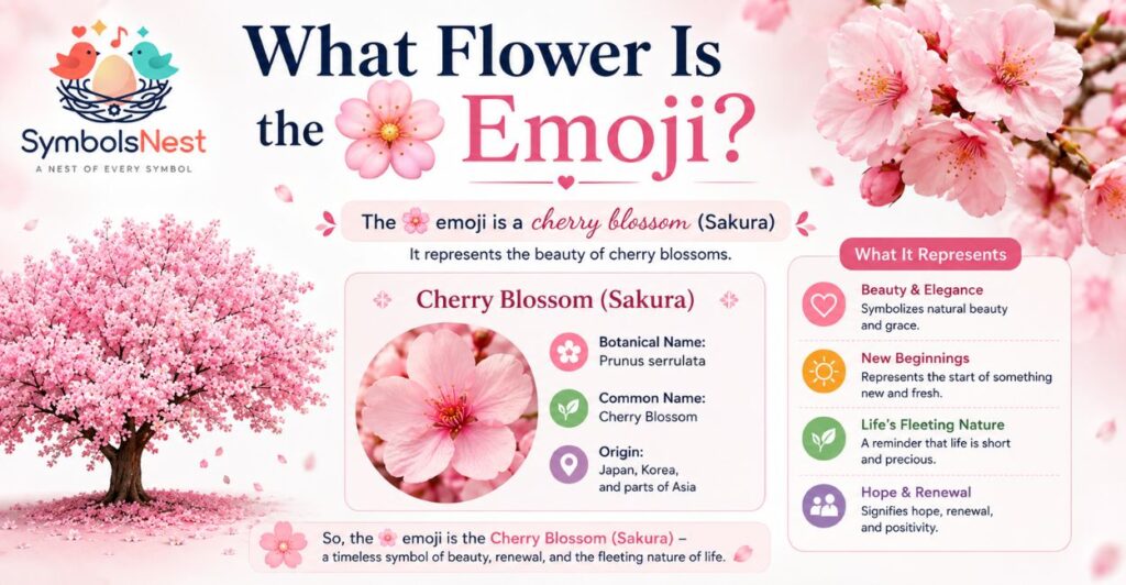 What Flower Is the 🌸 Emoji?