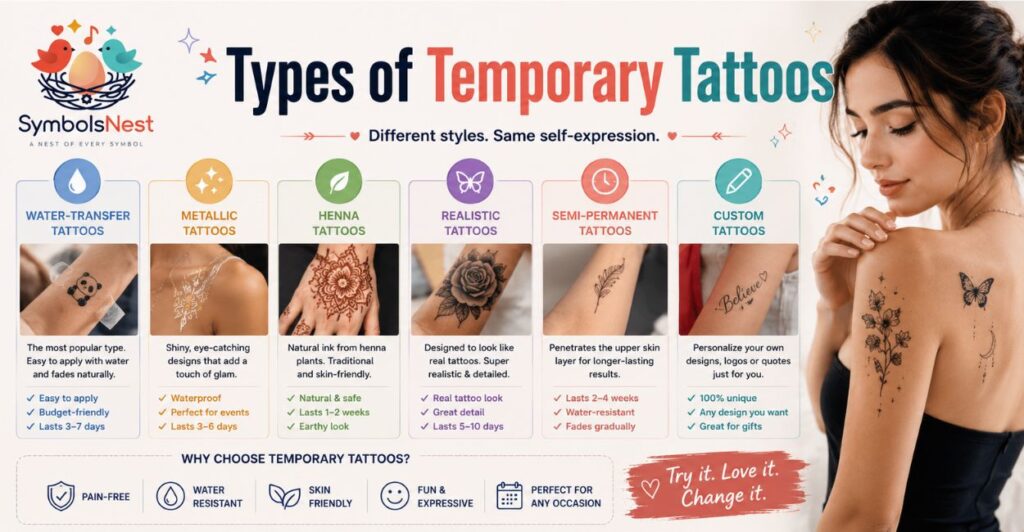 Types of Temporary Tattoos
