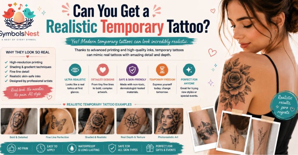 Can You Get a Realistic Temporary Tattoo