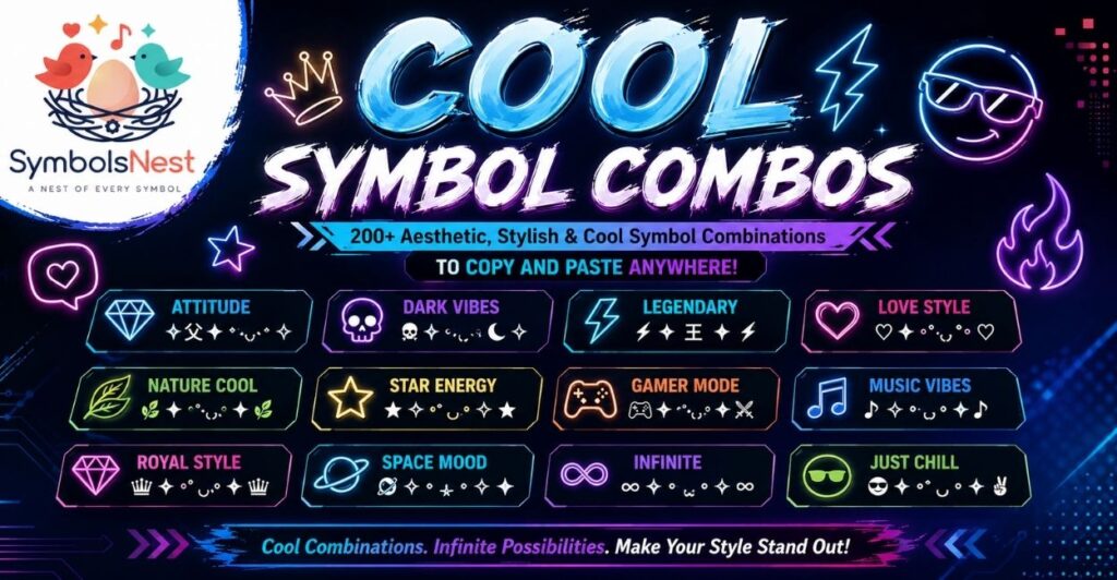 Cool Symbol Combos