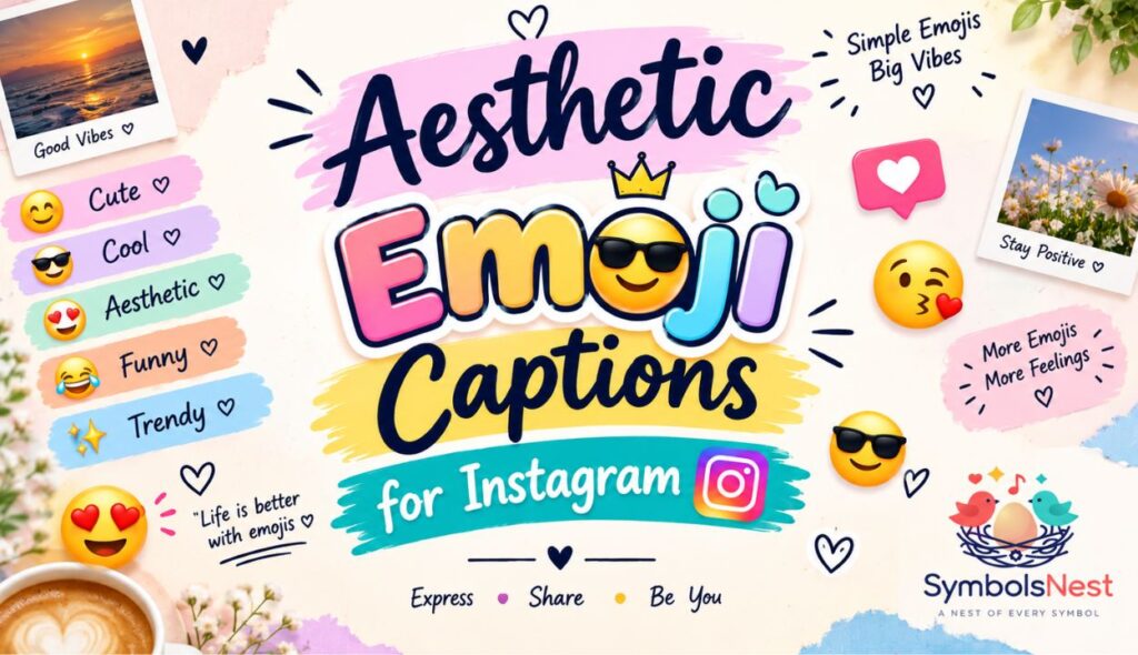 Aesthetic Emoji Captions for Instagram