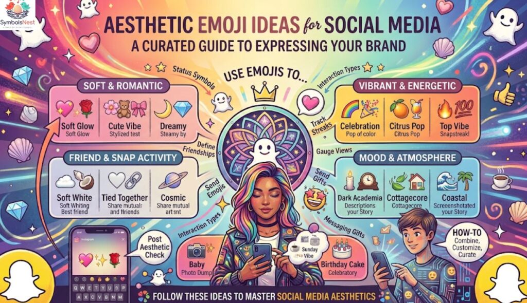 Aesthetic emoji ideas for social media
