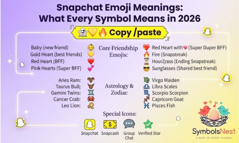 Snapchat Emoji Meanings