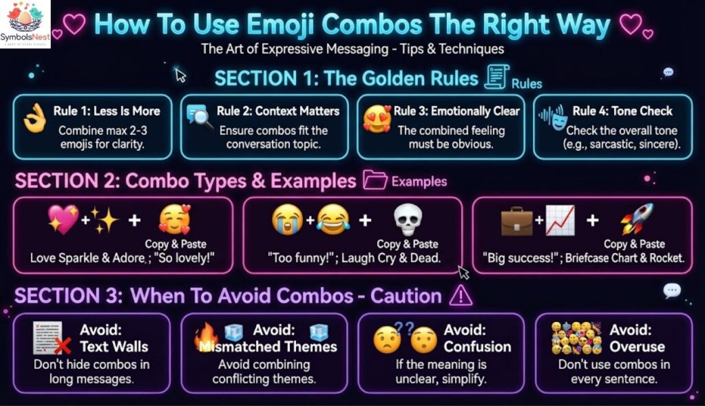 How to use emoji combo the right way