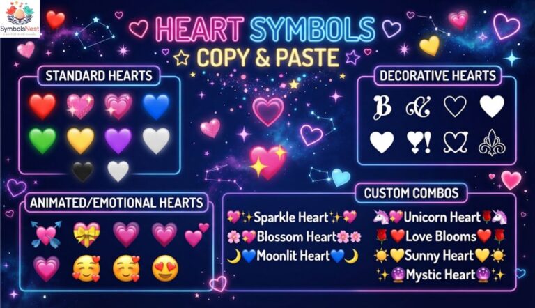 Heart Symbols ♡ Copy and Paste