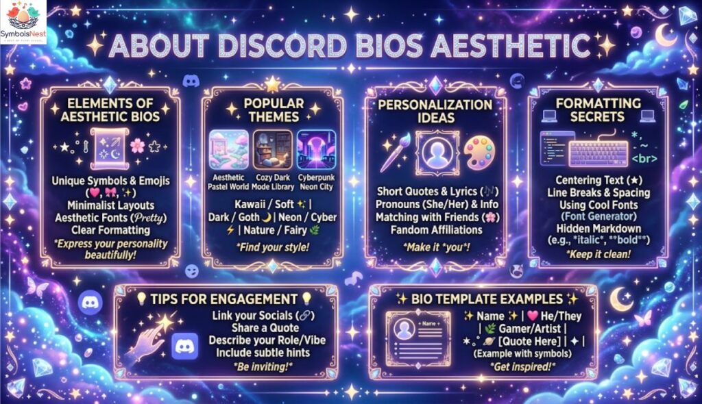 About Discord Bios Aesthetic ✨