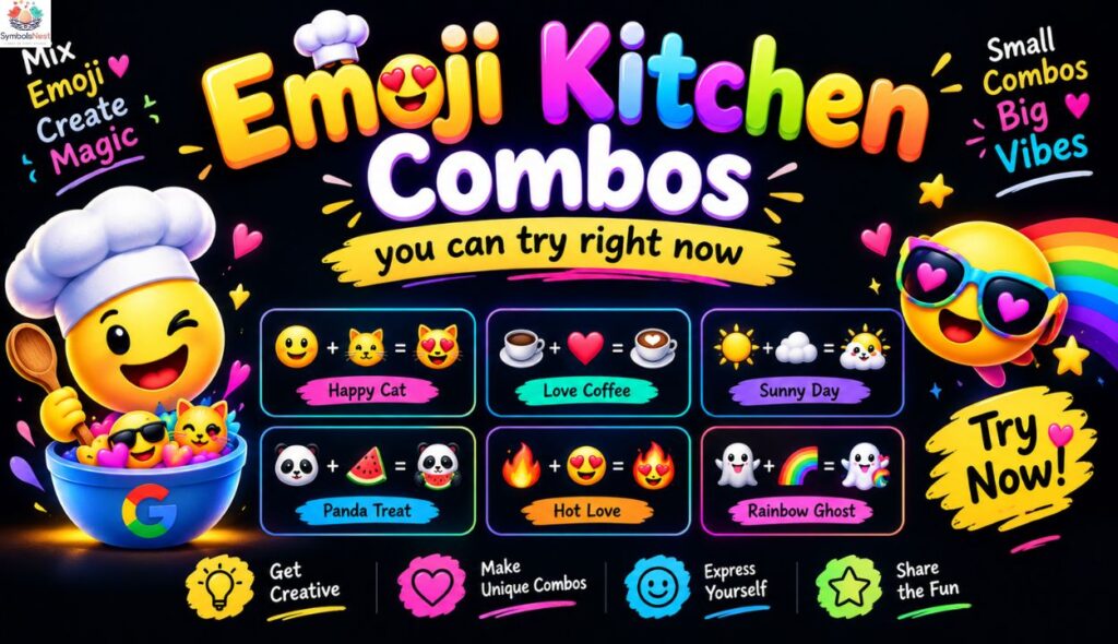 ๐ฏ Emoji Kitchen combos you can try right now