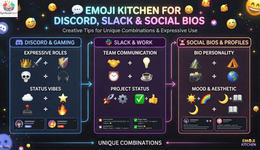 ๐ฌ Emoji Kitchen for Discord, Slack and social bios