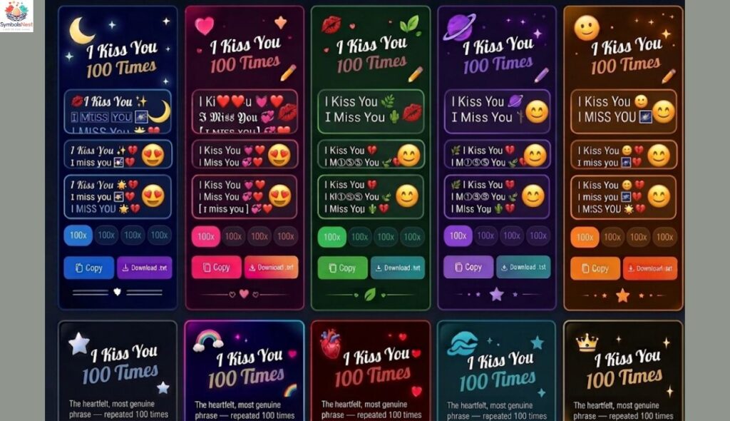 ๐ญ I Miss You 10,000 Times Copy and Paste for WhatsApp