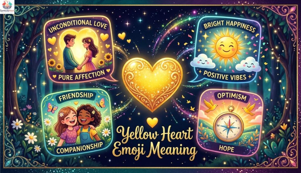 ๐ Yellow Heart Emoji Meaning at a Glance