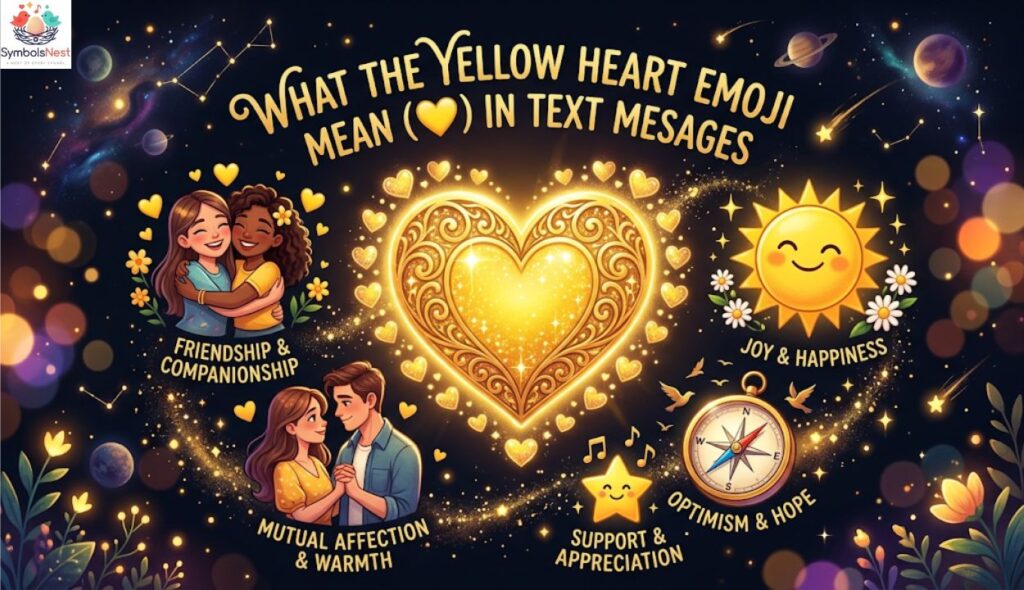 ๐ฌ Yellow Heart Emoji Meaning in Text Messages