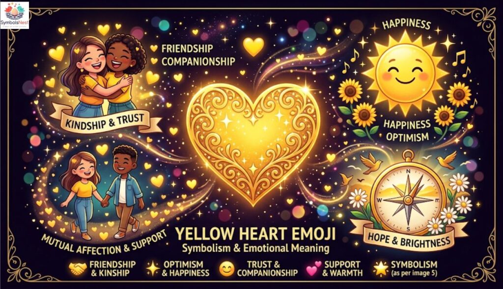 ๐ Yellow Heart Emoji Symbolism and Emotional Meaning