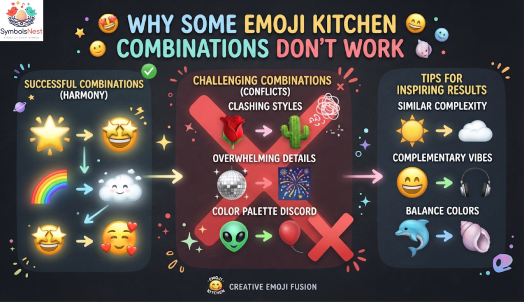 ๐งฏ Why some Emoji Kitchen combinations do not work