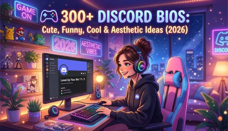 🎮 300+ Discord Bios: