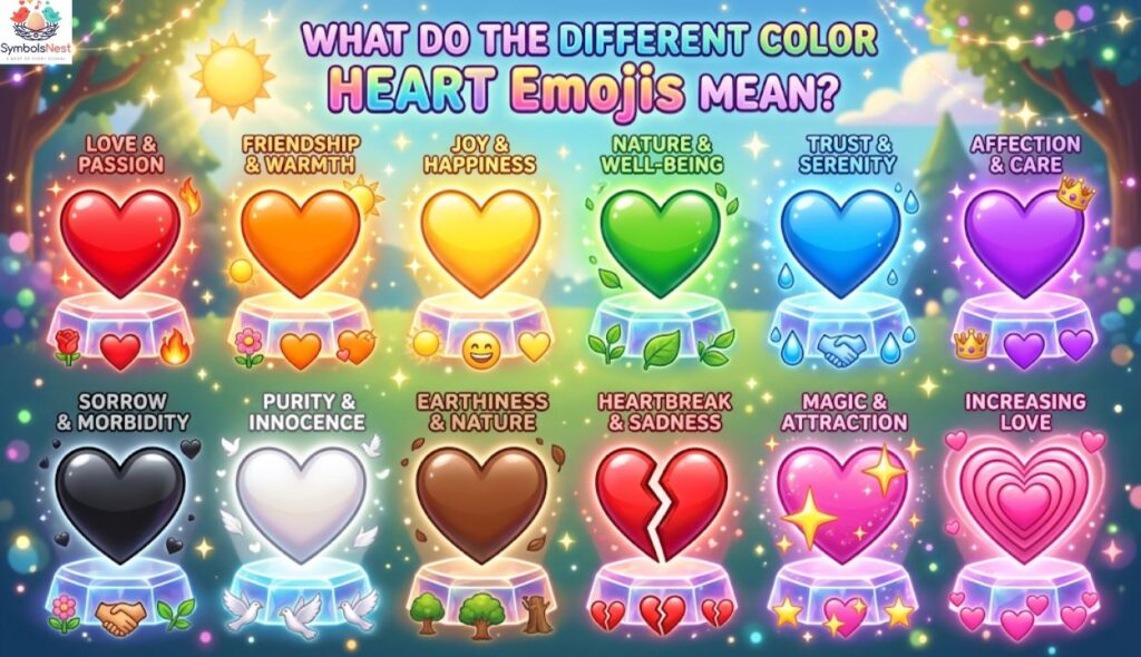 ๐จ What Do the Different Color Heart Emojis Mean?