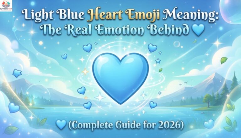 ๐ฉต Light Blue Heart Emoji Meaning