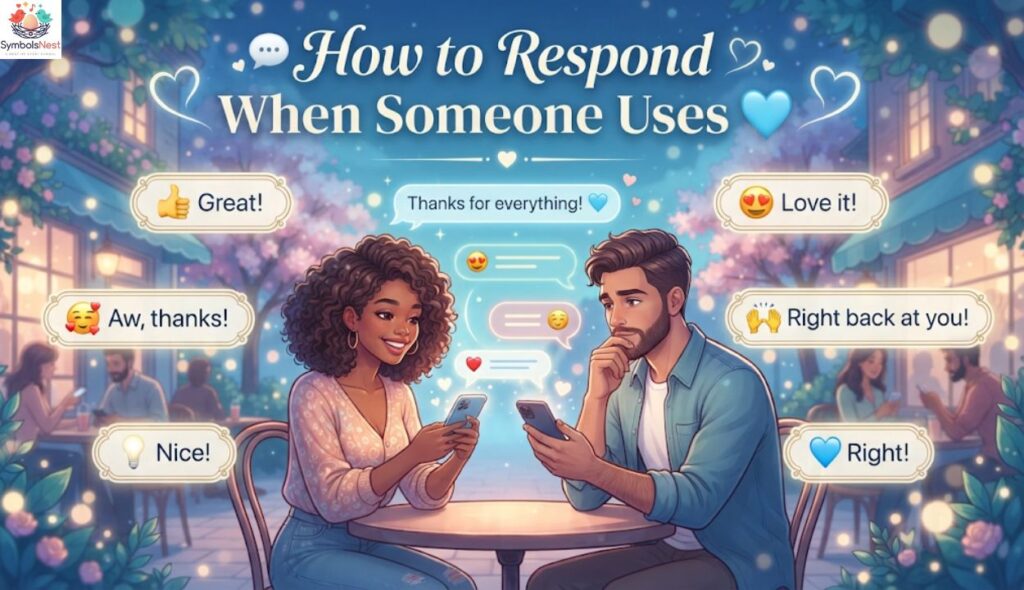 ๐ฌ How to Respond When Someone Uses ๐ฉต