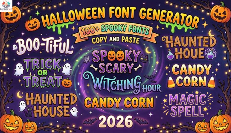🎃 Halloween Font Generator: