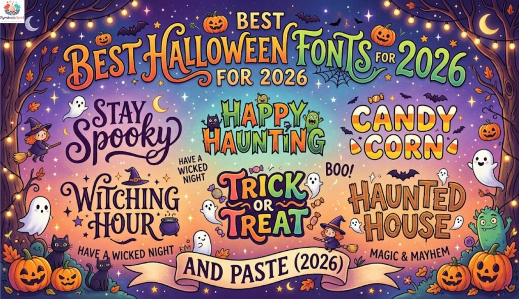 🔥 Best Halloween Fonts for 2026