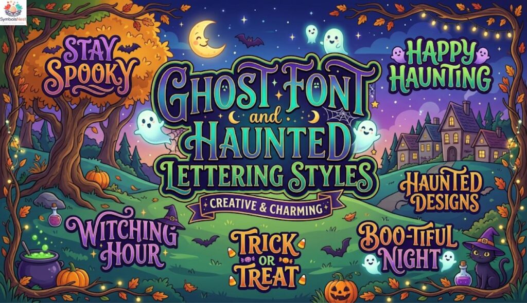👻 Ghost Font and Haunted Lettering Styles