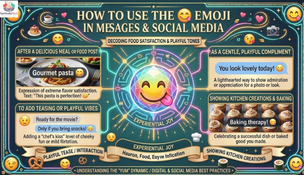 ✍️ How to Use the 😋 Emoji in Messages and Social Media