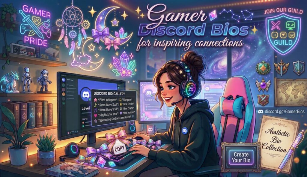 🎮 Gamer Discord Bios