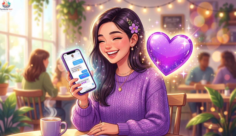 Purple Heart Emoji Meaning From Girl: